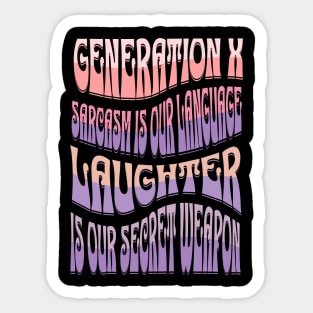 Generation X Sticker